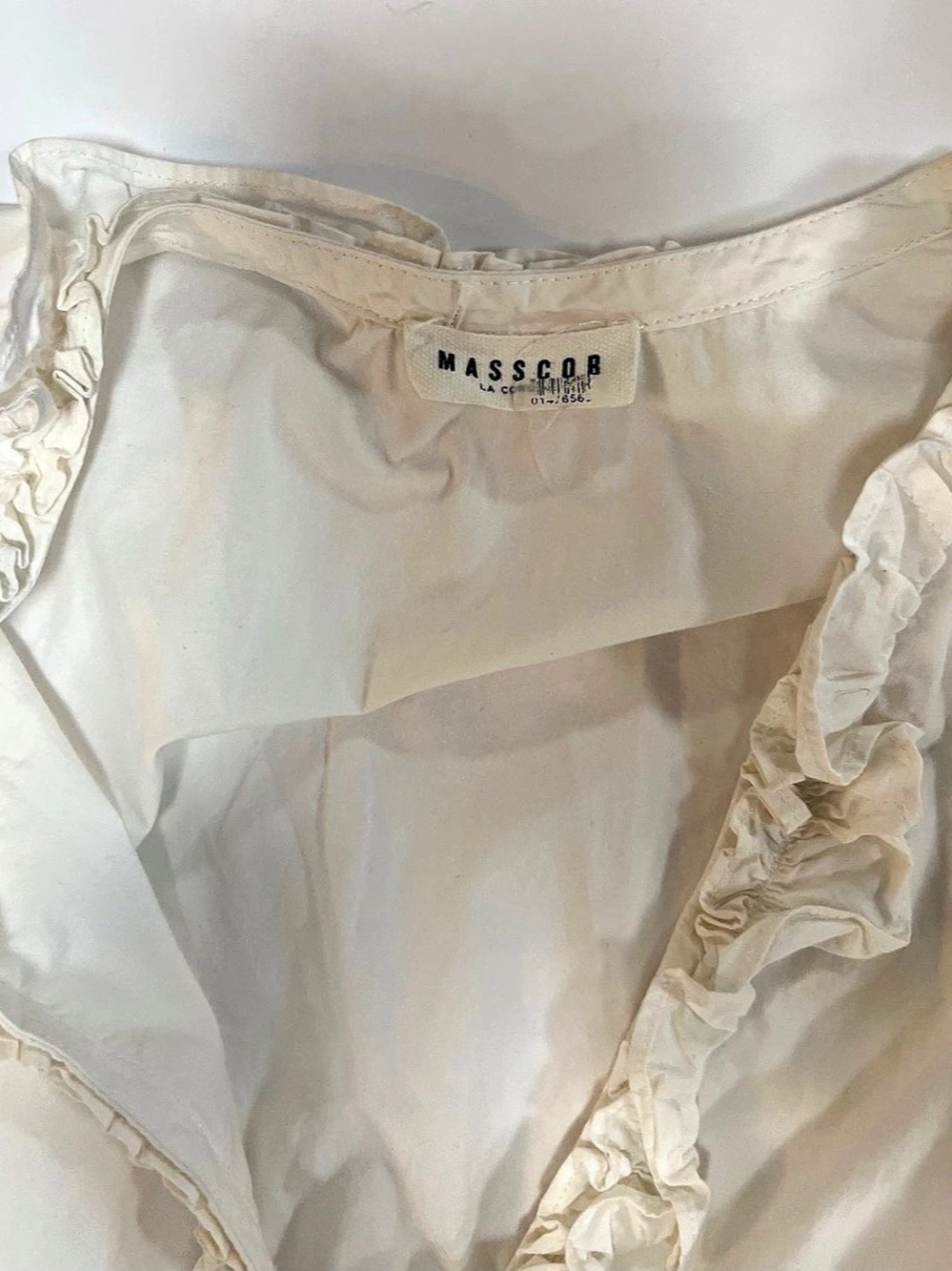 MASSCOB White Ruffle Maxi Dress - Picture 2 of 2